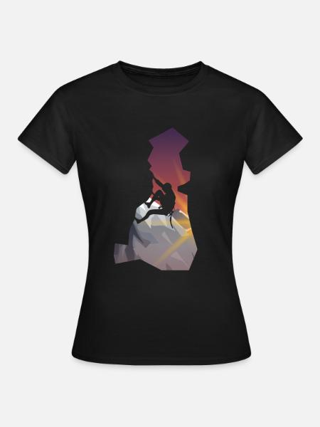 Escalade - Homme Silhouette - T-shirt Femme - noir