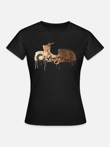 Schwalbe - LowSkool - Simson KR51 - Kupfer - Frauen T-Shirt - Schwarz