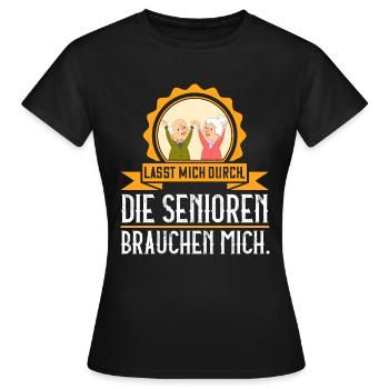 Altenpflege Altenheim Altenpflegerin Geschenk - Frauen T-Shirt - Schwarz - Vorne - AI Model Female 172 dark (172cm)