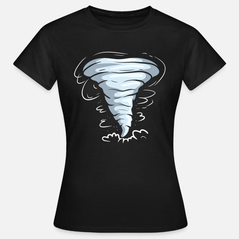 Storm chasers Storm lover Tornado - Women's T-Shirt - black