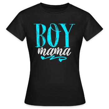 Boy Mama Vibes Wife Mom Boss one Loved mama - Frauen T-Shirt - Schwarz - Vorne - AI Model Female 172 dark (172cm)