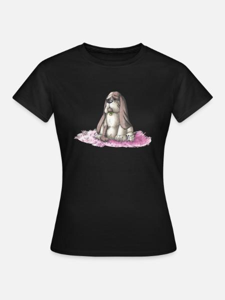 Basset - Frauen T-Shirt - Schwarz