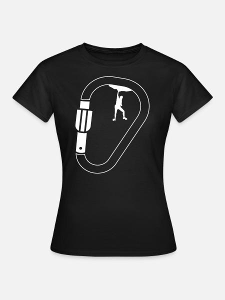 Wspinaczka Bouldering Boulderer Climbing Wspinaczka - T-shirt dam - svart