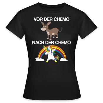Krebs-Überlebender Chemotherapie Kampf gegen Krebs - Frauen T-Shirt - Schwarz - Vorne - AI Model Female 172 dark (172cm)