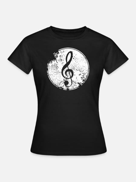 Music note - Women's T-Shirt - black