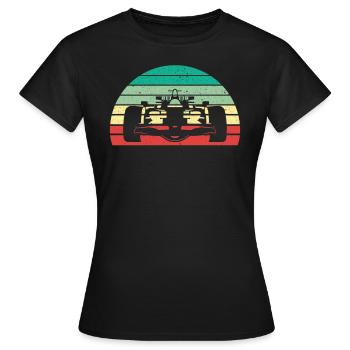 Course course automobile Grandprix Sport automobile - T-shirt Femme - noir - Devant - AI Model Female 172 dark (172cm)