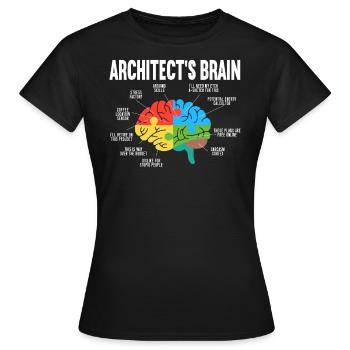 Architecte d’architecte Architecte Architecture Architecte - T-shirt Femme - noir - Devant - AI Model Female 172 dark (172cm)