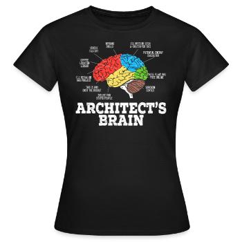 Architecte d’architecte Architecte Architecture Architecte - T-shirt Femme - noir - Devant - AI Model Female 172 dark (172cm)