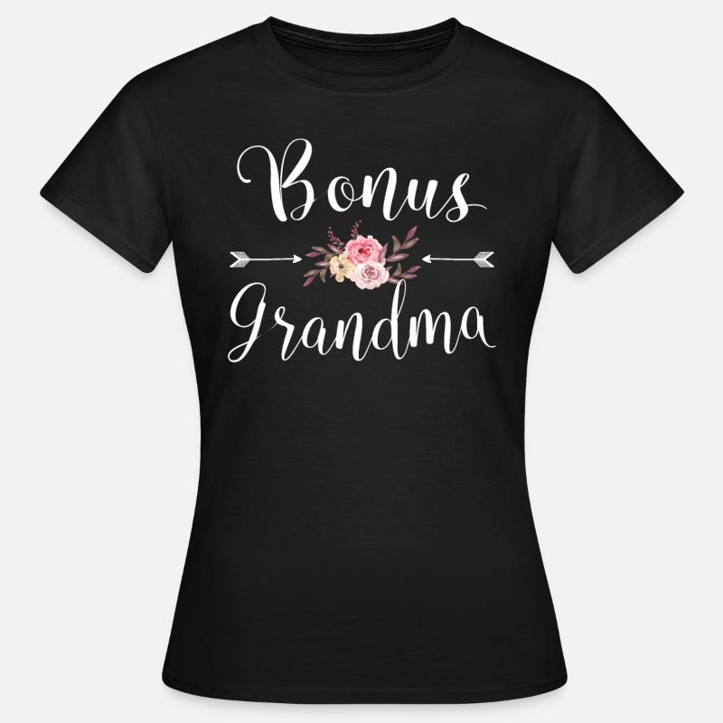 Bonus Oma Großmutter Großeltern Tag - Frauen T-Shirt - Schwarz