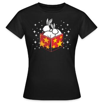 Magician Magic Magic Tricks Magic Illusionist - Women's T-Shirt - black - Front - AI Model Female 172 dark (172cm)