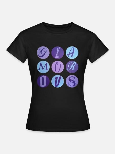 Glamorous dots - Frauen T-Shirt - Schwarz