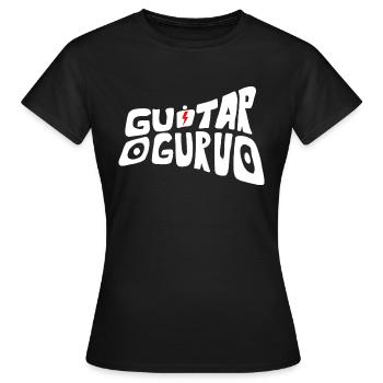 Guitar Guru (Red Flash) - Women's T-Shirt - black - Front - AI Model Female 172 dark (172cm)