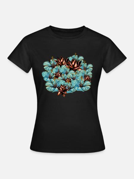 Flowers - Women's T-Shirt - black