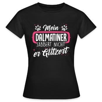 DALMATINER 1 - Frauen T-Shirt - Schwarz - Vorne - AI Model Female 172 dark (172cm)