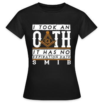 Cadeau maçonnique I franc-maçonnerie maçonnique - T-shirt Femme - noir - Devant - AI Model Female 172 dark (172cm)
