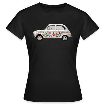Voiture Classique - T-shirt Femme - noir - Devant - AI Model Female 172 dark (172cm)