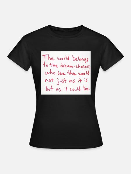 Dreamer - Frauen T-Shirt - Schwarz