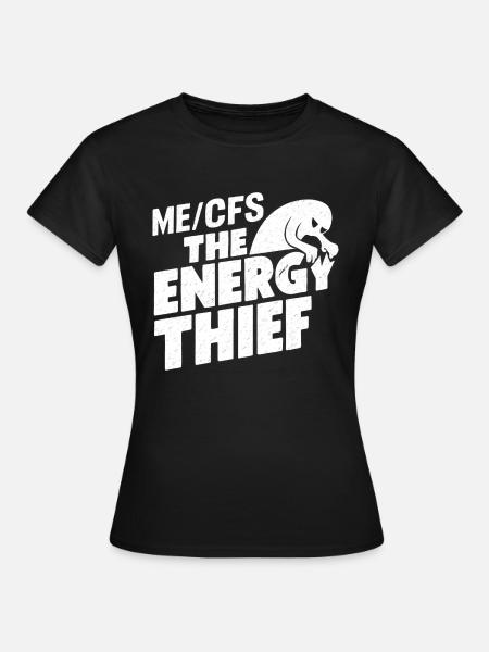 ME/CFS: The Energy Thief - Der Energie Dieb - Women's T-Shirt - black