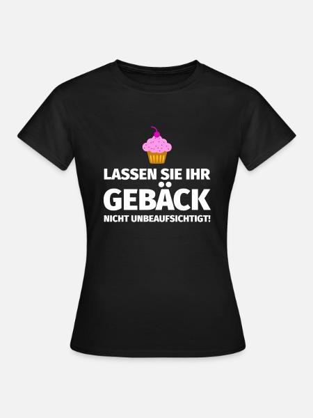 Weihnachten Backen - Frauen T-Shirt - Schwarz