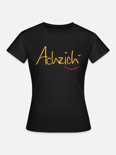 Achzig - Frauen T-Shirt - Schwarz