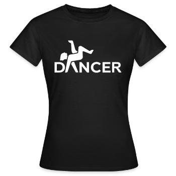 Dancer - Women's T-Shirt - black - Front - AI Model Female 172 dark (172cm)