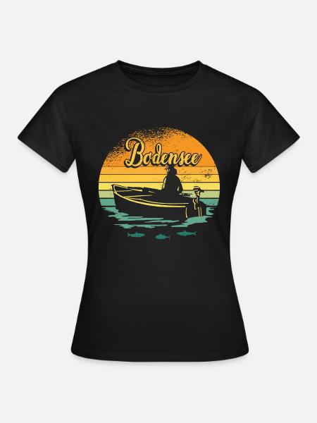 Bodensee - Frauen T-Shirt - Schwarz