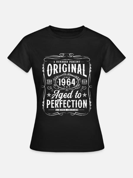 Jahrgang 1964 Original Vintage Geburtstag Geschenk - T-shirt dam - svart