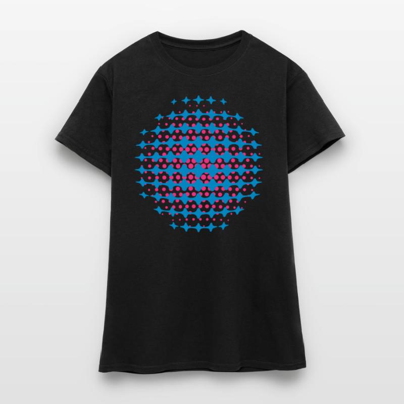 FUNKY DISCO SPACE SUPERNOVA (FR) - MOIRE PATTERNS T-shirt Femme