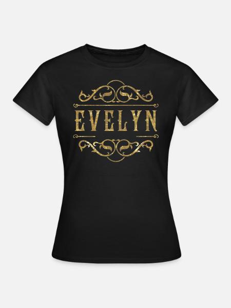Evelyn gold - Women's T-Shirt - black