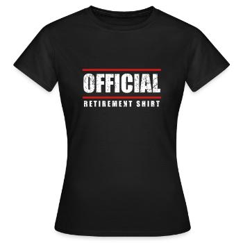 lustiges Ruhestands-Shirt - Frauen T-Shirt - Schwarz - Vorne - AI Model Female 172 dark (172cm)