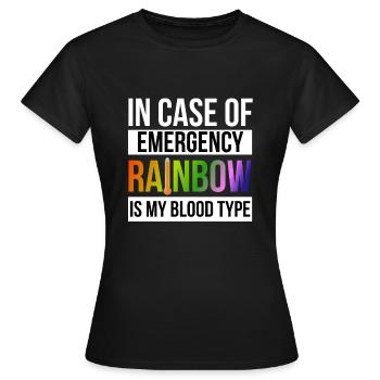 Pride Month - T-shirt Femme - noir - Devant - AI Model Female 172 dark (172cm)