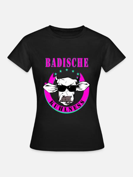 Badisch Kuhlness Badner - Frauen T-Shirt - Schwarz