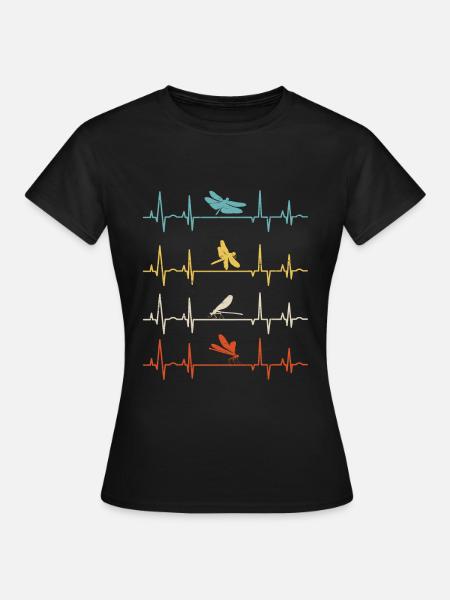 Libellenlibelle Libellen Entomologie - Frauen T-Shirt - Schwarz