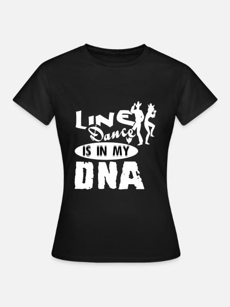 Linedance DNA - Frauen T-Shirt - Schwarz