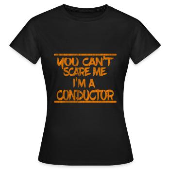 Chef d’orchestre - T-shirt Femme - noir - Devant - AI Model Female 172 dark (172cm)