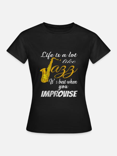Jazz Life - Women's T-Shirt - black