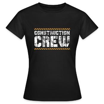 Ouvriers du bâtiment - T-shirt Femme - noir - Devant - AI Model Female 172 dark (172cm)