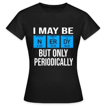 Biologie Tableau périodique - T-shirt Femme - noir - Devant - AI Model Female 172 dark (172cm)