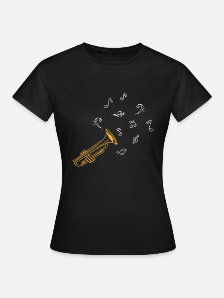 Son de trompette - T-shirt Femme - noir
