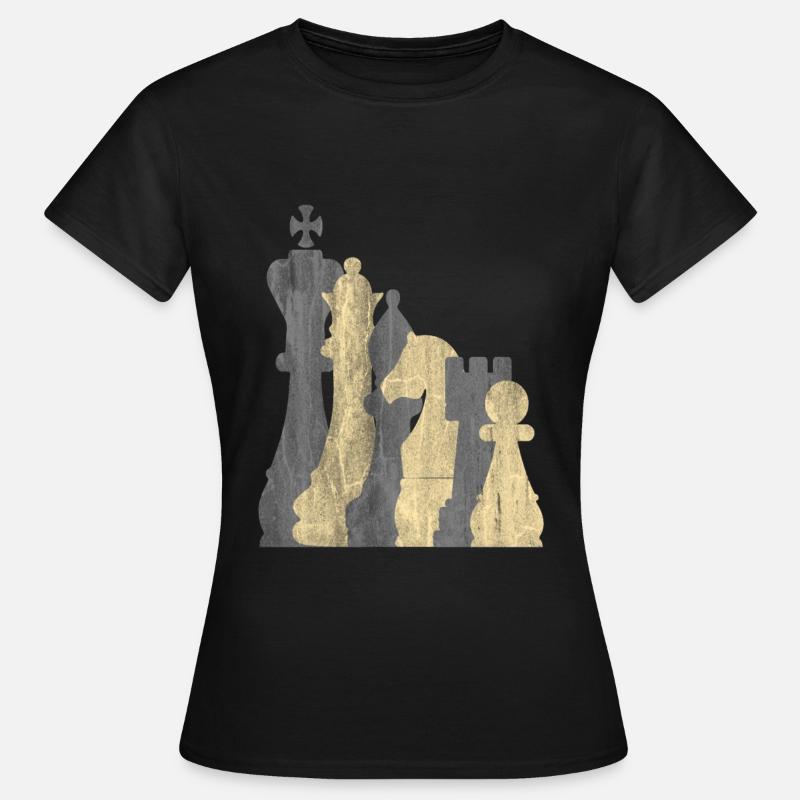 Chess board game - Women's T-Shirt - black