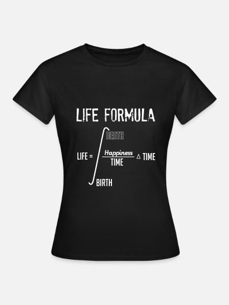 Physik Leben - Frauen T-Shirt - Schwarz