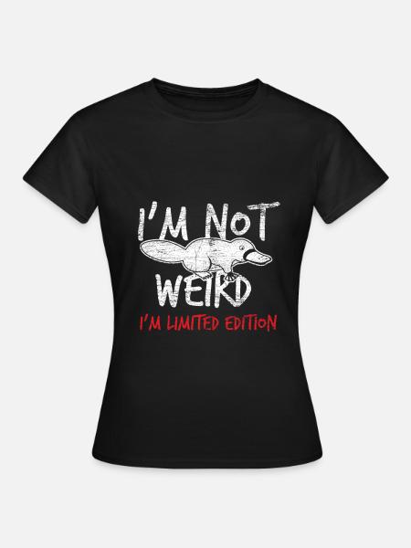 Rareté ornithorynque - T-shirt Femme - noir