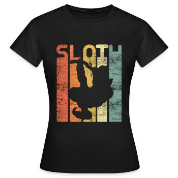 Forêt paresseuse d'Amérique centrale - T-shirt Femme - noir - Devant - AI Model Female 172 dark (172cm)