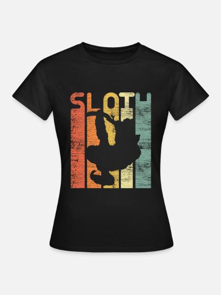 Faultier Mittelamerika Regenwald - Frauen T-Shirt - Schwarz