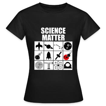 Wissenschaft Technologie - Frauen T-Shirt - Schwarz - Vorne - AI Model Female 172 dark (172cm)
