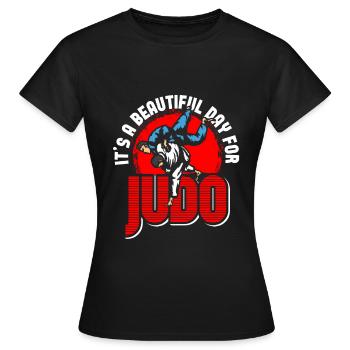 Passion du judo - T-shirt Femme - noir - Devant - AI Model Female 172 dark (172cm)