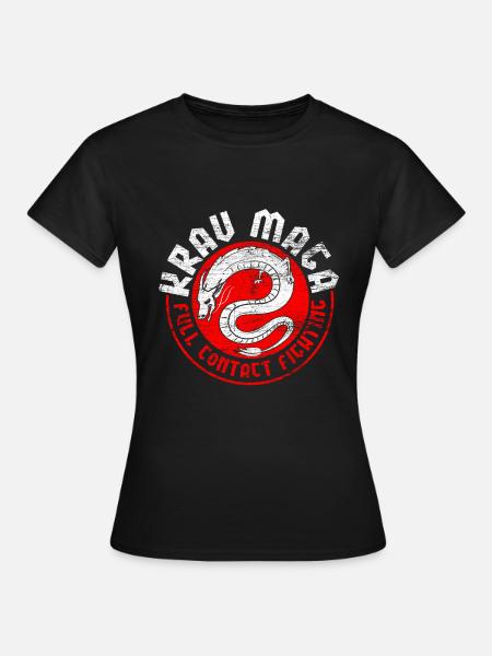 Krav Maga - Frauen T-Shirt - Schwarz