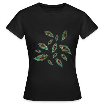 paon - T-shirt Femme - noir - Devant - AI Model Female 172 dark (172cm)