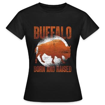 buffle - T-shirt Femme - noir - Devant - AI Model Female 172 dark (172cm)