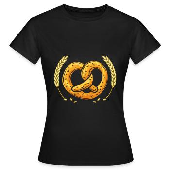 faire cuire au four - T-shirt Femme - noir - Devant - AI Model Female 172 dark (172cm)